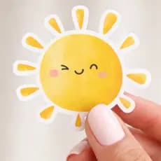 TAG “Minha Primeira Volta ao Sol” – 5 cm/Aplique Minha primeira volta ao Sol/Aplique Sol