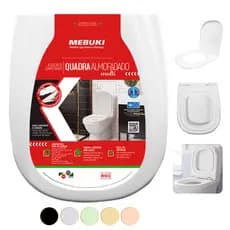 Assento Sanitário Almofadado Vaso Retangular Sabatini E Etna Icasa 1.6gpf 6.0lpf