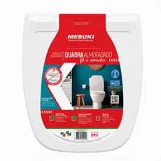 Assento Sanitário Almofadado Retangular Fit Para Vaso Celite 1.6gpf 6.0lpf