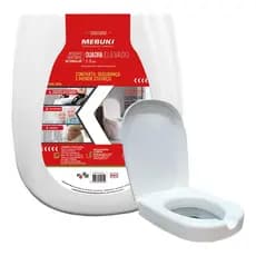 Assento Sanitário Idoso Elevado 7,5cm Retangular Riviera Celite 1.6gpf 6.0lpf