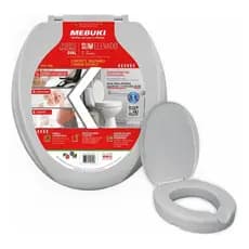 Assento Elevado Cinza 7,5cm Universal Para Deficientes