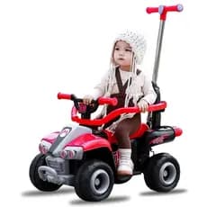 Quadriciclo Infantil Elétrico Andador Menina Rosa Unitoys