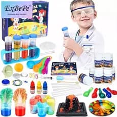 70 Experimentos Científicos de Laboratório Kits de Ciência Brinquedos Educativos para Crianças Conjunto de Química SGXY
