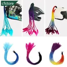 Capacete de Motocicleta CFSTORE 24" com Tranças para Mulheres e Homens C9BE