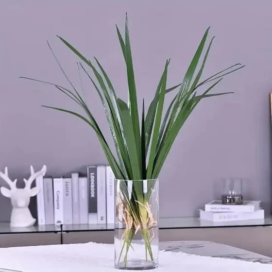 Folha de Orquídea 41 cm Comprida Folha Verde Complemento para arranjos -ZH801665
