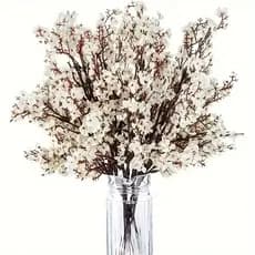 Ramo de Cerejeira Flores Artificial Floral Folhagem P/ Decoração Casamento, Arranjos, Decorar Festas -A-503