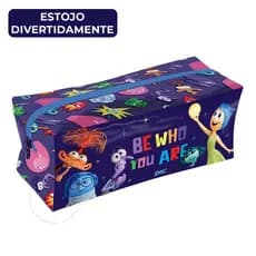 Estojo Escolar Divertidamente Básico Infantil Unissex Organizador