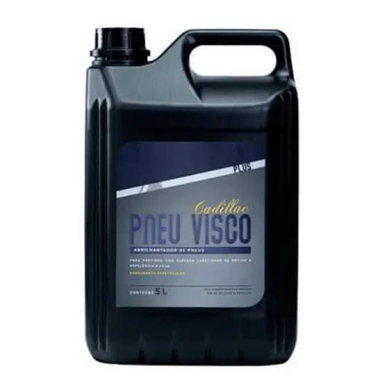 Pretinho Pneu Visco 5L Concentrado Cadillac Abrilhantador de Pneus Brilho Intenso