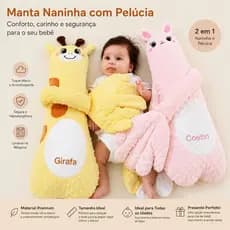 Travesseiro Reconfortante Fawn Infantil De Ajuda Para Dormir De Bebê Com Palma Automática Brinquedo/Almofada