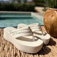 Tamanco Chinelo Blogueira Delta Nuvem Feminino Plataforma