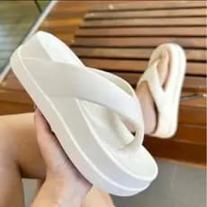 Chinelo Sandalia Plataforma Nuvem de Dedo Feminino Nuvem Leve Macio Ortopédico
