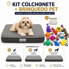 COLCHÃO PET ORTOPÉDICO COMFORTWELL PREMIUM + BRINQUEDO ANTISTRESS – MAIS CONFORTO DIVERSÃO E BEM-ESTAR PARA SEU PET