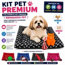 COLCHONETE PET PREMIUM MACHO E FEMEA + BRINQUEDO PET ANTI STRESS – MAIS CONFORTO E DIVERSÃO PARA SEU PET