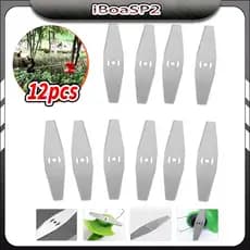 Kit 12 Peças Lâminas De Cortador De Grama Aparador De Bermas