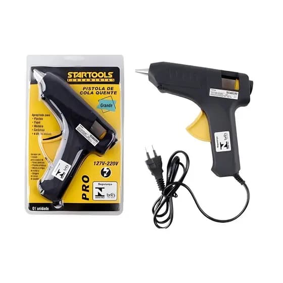 Pistola De Cola Quente Bivolt Grande Profissional Artesanato