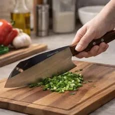 Cutelo Aco Inox Faca Churrasco Profissional Alta Precisao 285cm