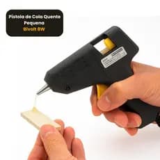 Pistola De Cola Quente Bivolt Pequena Profissional Artesanato