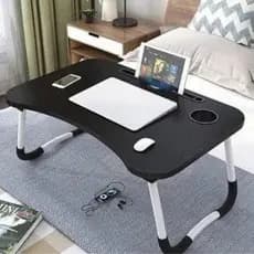 Mesa Notebook Ajustavel Multiuso Portatil Compacta Preto Suporte Laptop Escritorio Refeicao