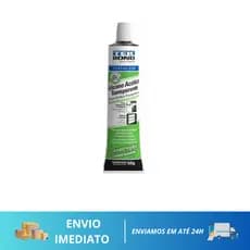 Silicone Acético Transparente TekBond 50g - 2 unidades ou  6 unidades – Vedação Precisa e Acabamento Discreto