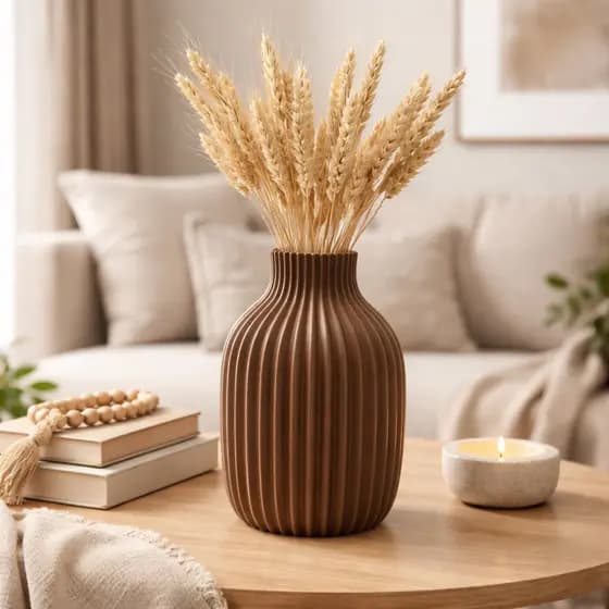 Vaso Decorativo Minimalista Moderno para Sala | Design Elegante e Resistente