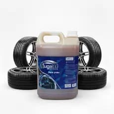 Pneu Pretinho Automotivo  Limpa Pneus Bugatti Quimica Limpeza Pesada Barro Graxa Alto Brilho Espuma Intensa Diluir 5L