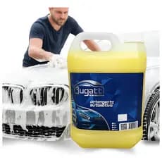 Detergente Lava Auto 5L Concentrado Alta Espuma Superfices Limpeza Pesada Brilho Ativo Bugatti Quimica Automotivo 1/4