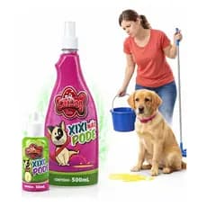Kit Educador Sanitario Adestrador Spray Xixi Nao Pode 500ml Liquido 30ml Tratamento Caes Afastador Pets Mesa Moveis