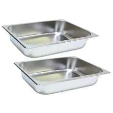 2 Cuba Gastronomica Inox 1/2x65 Gn Buffet Cozinha Restauran
