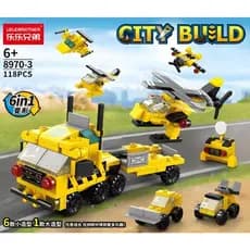 Kit Blocos De Montar 7 Em 1 Caminhão City Build (118 Peças) 117