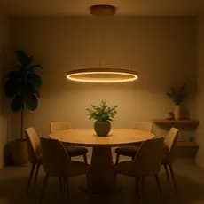 Lustre Sala De Jantar Luminária De Teto Pendente LED Branco Quente Luxo Cores Dourado Preto Branco