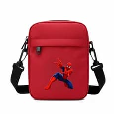 Bolsa Aranha Desenho Transversal Shoulder Bag Tiracolo Pochete Unisex Mini