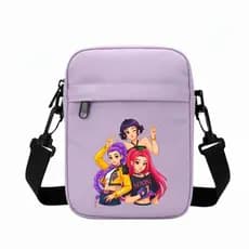 Bolsa Huntrix Transversal Shoulder Bag Guerreiras do K-Pop Desenho Música