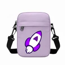 Bolsa Transversal Shoulder Bag Katlen Novo Elemento Dos Rosa Youtuber Foguete Roxo Emilly Vick Leve Lilas