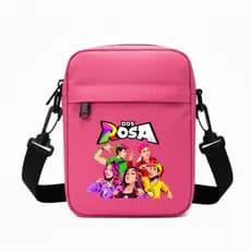 Bolsa Transversal Shoulder Bag Emilly Vick Novo Elemento Rosa Estrela Turma Dos Rosa