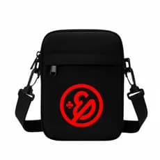 Bolsa Enaldinho Youtuber Preto Vermelho Transversal Shoulder Bag Lisa Tiracolo
