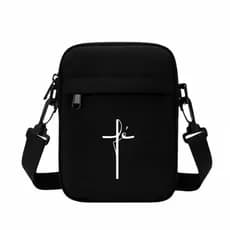 Bolsa Fé Religião Jesus Transversal Deus Shoulder Bag Lisa Tiracolo Unisex Mini