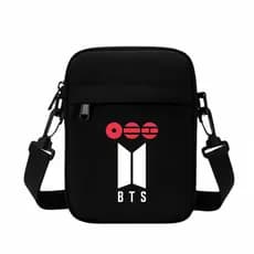 Bolsa Grupo BTS Banda Show Transversal Shoulder Bag Tiracolo Pochete Dorama Unisex