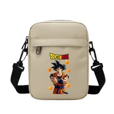 Bolsa Dragon Ball Desenho Transversal Shoulder Bag Tiracolo Pochete Unisex Mini