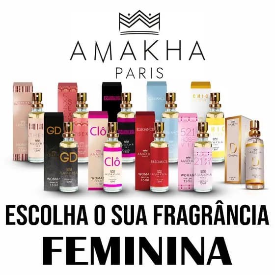 Perfumes Amakha Paris 15ml feminino--lc