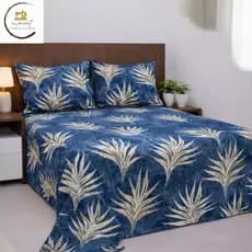Kit Colcha Lençol Cama Estampada Queen Casal King 100% Poliéster Cobertor