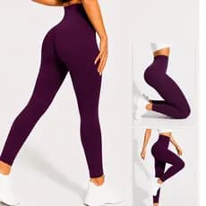 Calça Legging Cintura Alta Modeladora Esportiva Feminina Poliamida Zero Transparencia