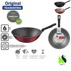 Frigideira Tramontina WOK Antiaderente 3,6 Litros Grafite 28CM ou 24CM Panela Tramontina
