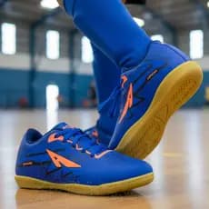 Chuteira Infantil Futsal Masculino Quadra Lisa Tênis Salão Macio Confortavel Leve Solado Costurado