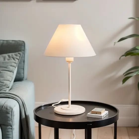 Luminária De Mesa Em Ferro Abajur Para Sala Quarto Escritório Decoração Casa