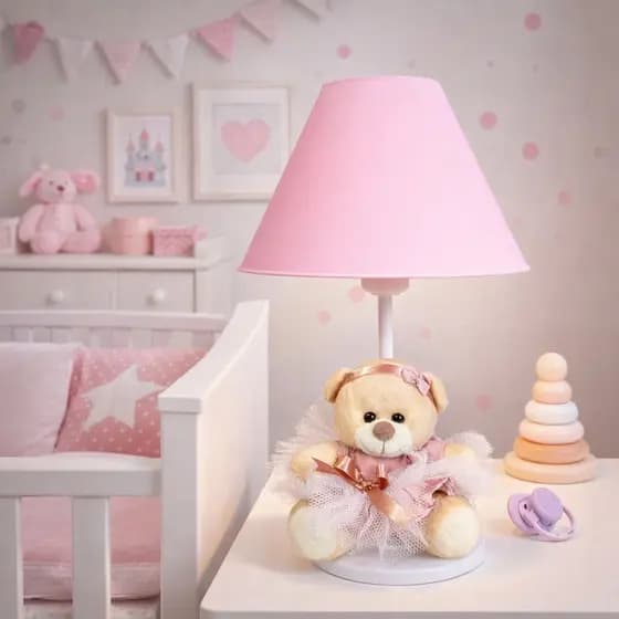 Abajur Quarto Decoração Fofa Luminária Infantil
