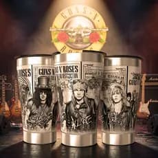 Copo Térmico Guns N Roses 473ml Inox Gravação 360 Hard Rock
