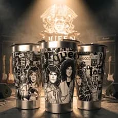 Copo Térmico Queen 473ml Inox Gravação 360 Classic Rock Premium