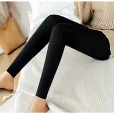 Meia Calça Fio 40 Grosso Preta Adulto Inverno - Feminino com Pé e sem pé