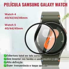 PELÍCULA GALAXY WATCH 8/7/6/5/4 40MM/42MM/43MM/44MM/45MM/46MM NANO GEL Relógio Smartwatch