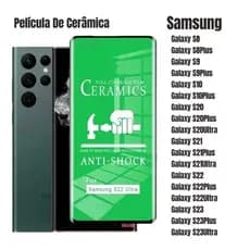 Película Cerâmica Brilhante Galaxy A22 4G/5G A21S A03 A03 CORE  A56 A26 A10 A11 A12 A14 A15 A16 A17